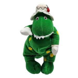The Wiggles Dorothy The Dinosaur Plush Green Yellow SINGING TESTED WORKS 2003